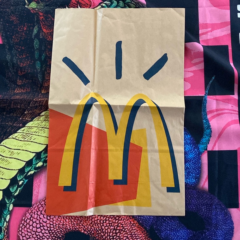 Original Travis Scott, Cactus Jack X McDonald’s Collab Paper Bag
